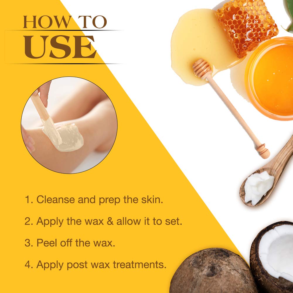 GiGi All Purpose Hard Wax: Step-by-step guide to achieve smooth skin. Available online for easy ordering.