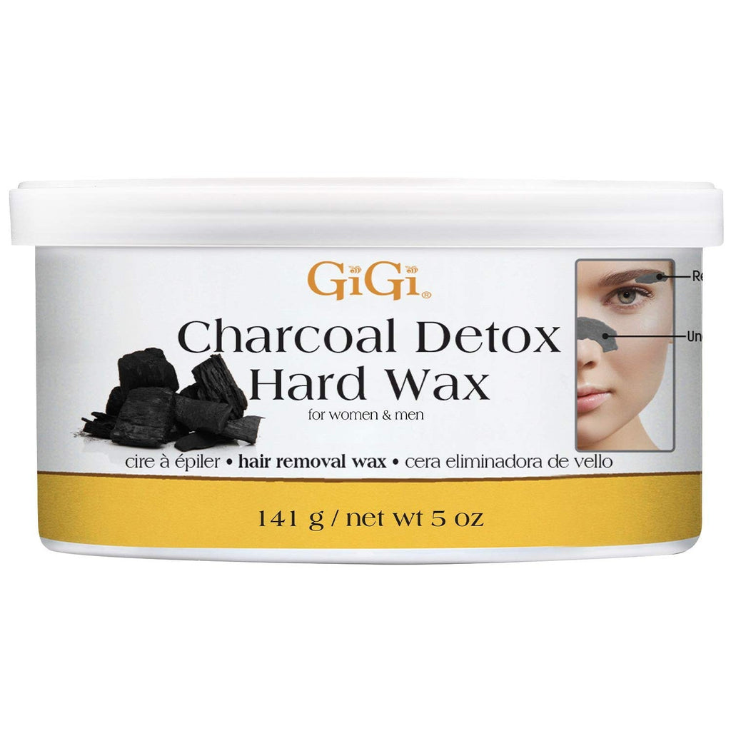 GiGi Charcoal Detox Hard Wax, effective hair removal for men and women. Available online for quick delivery.