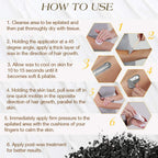 Instructions for using GiGi Hard Wax for hair removal. Step-by-step guide to achieve smooth results. Premium imported product.