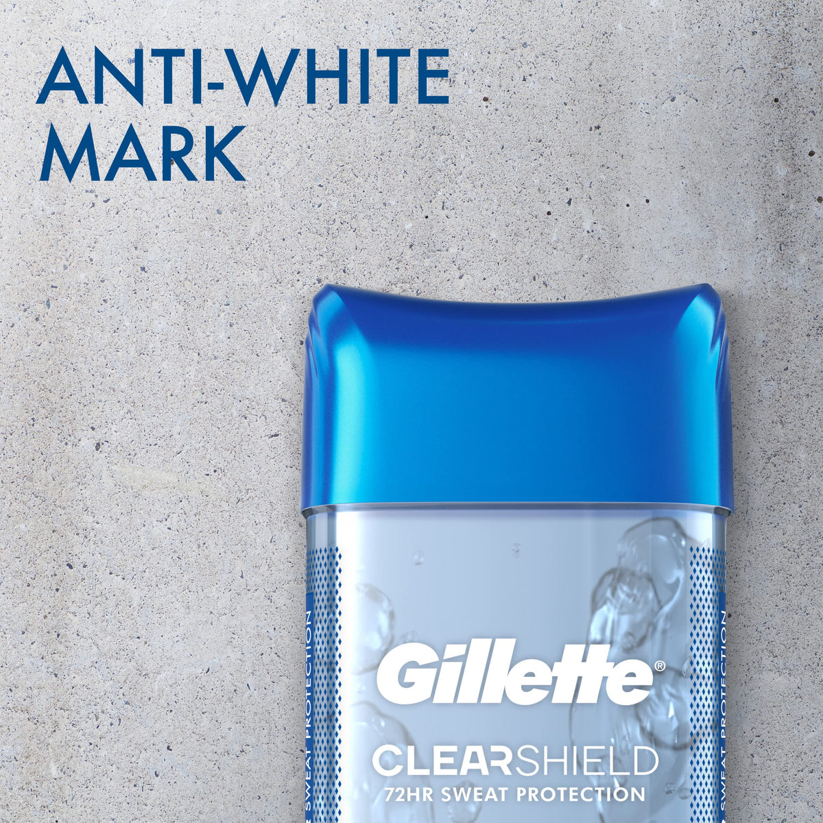 Gillette Antiperspirant Deodorant for men, offering 72-hour sweat protection. Verified by CuratCart for your confidence.