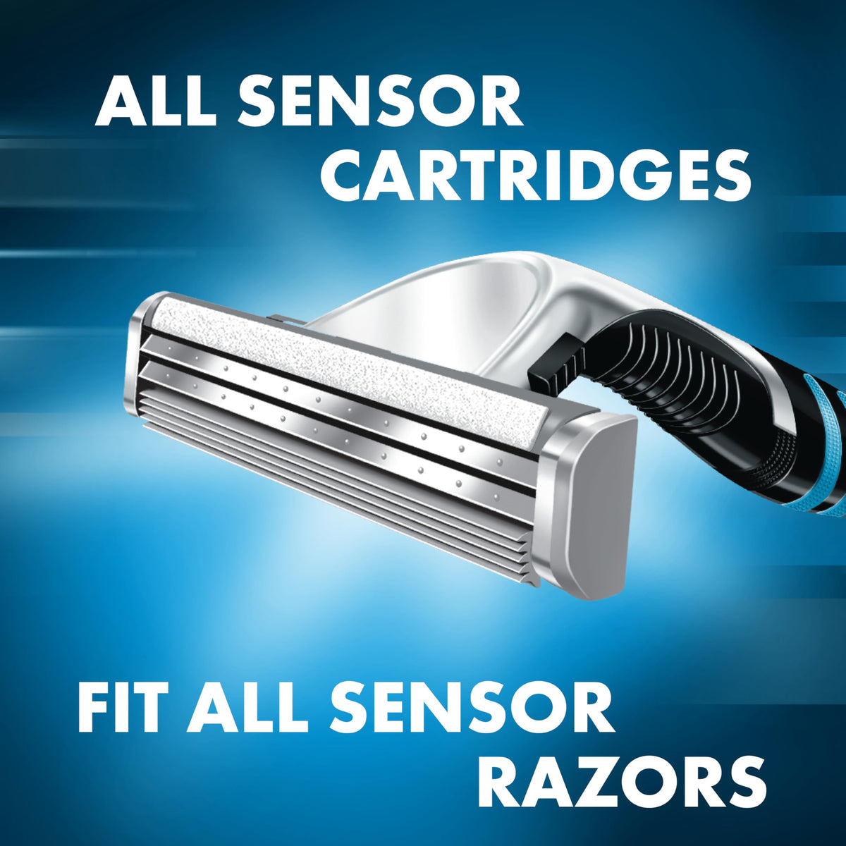 Gillette Sensor Excel Razor Blades offer a smooth shave, perfect for daily use. Available at Curat Cart for an upgraded grooming routine.