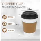 Ginkgo Thickened Coffee Cups in official packaging, showcasing high-quality finish and eco-friendly materials. Available at Curat Cart.
