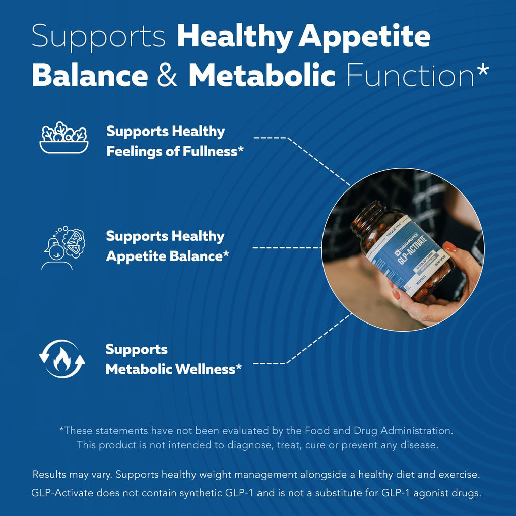GLP-Activate Hunger Metabolism Support in high-quality packaging, promoting appetite balance and metabolic wellness. Available at Curat Cart.