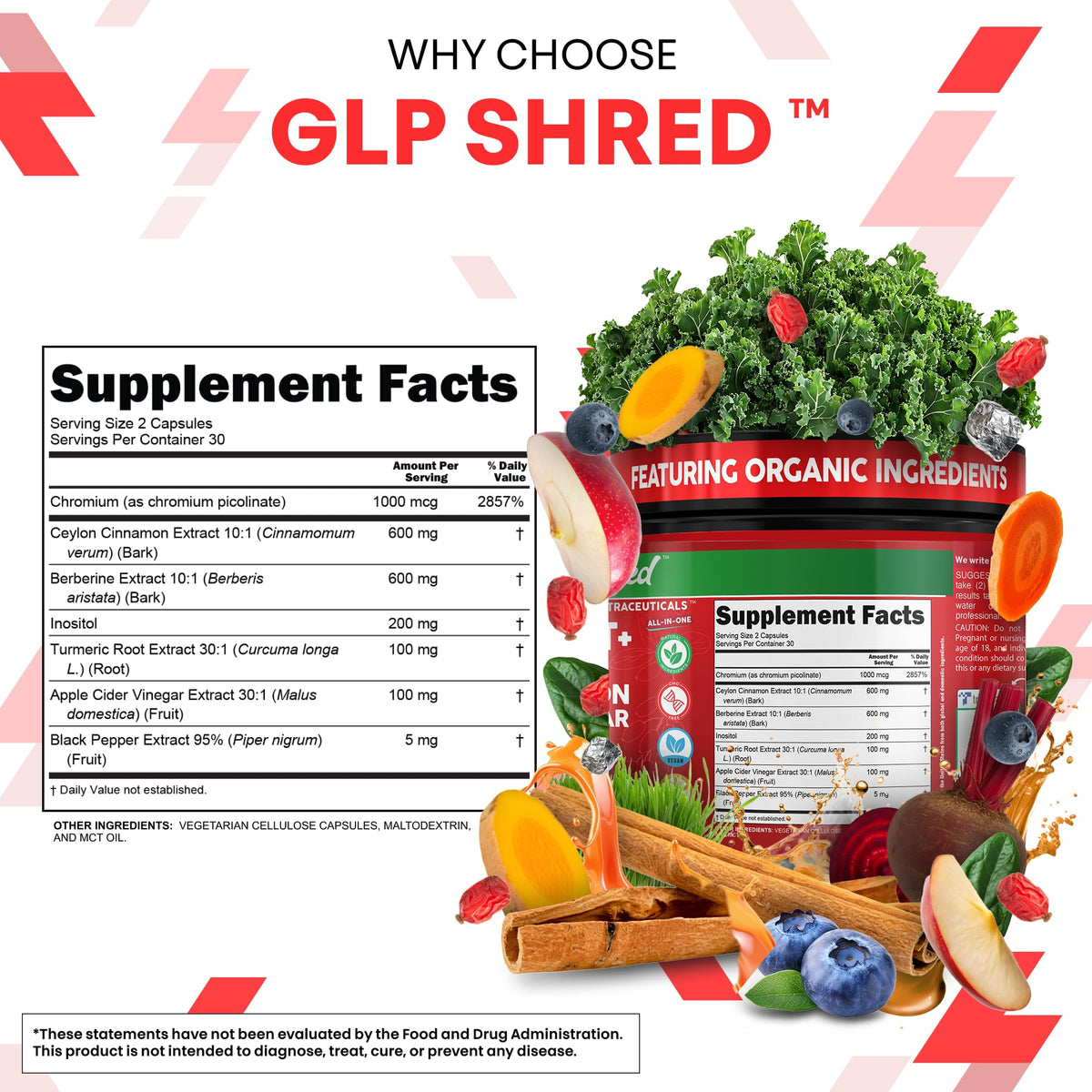 Enhance wellness with Clean GLP1 Supplement Berberine, ideal for daily use. Available at Curat Cart for your health routine.