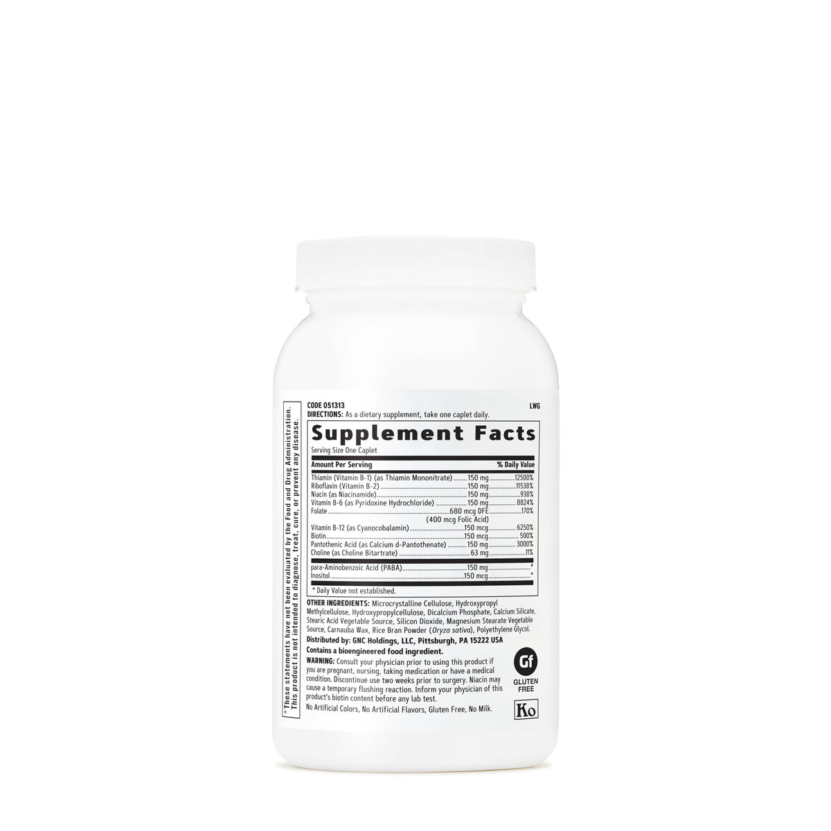 GNC B-Complex Metabolism Energy supplement facts. Order online in India for enhanced energy support.