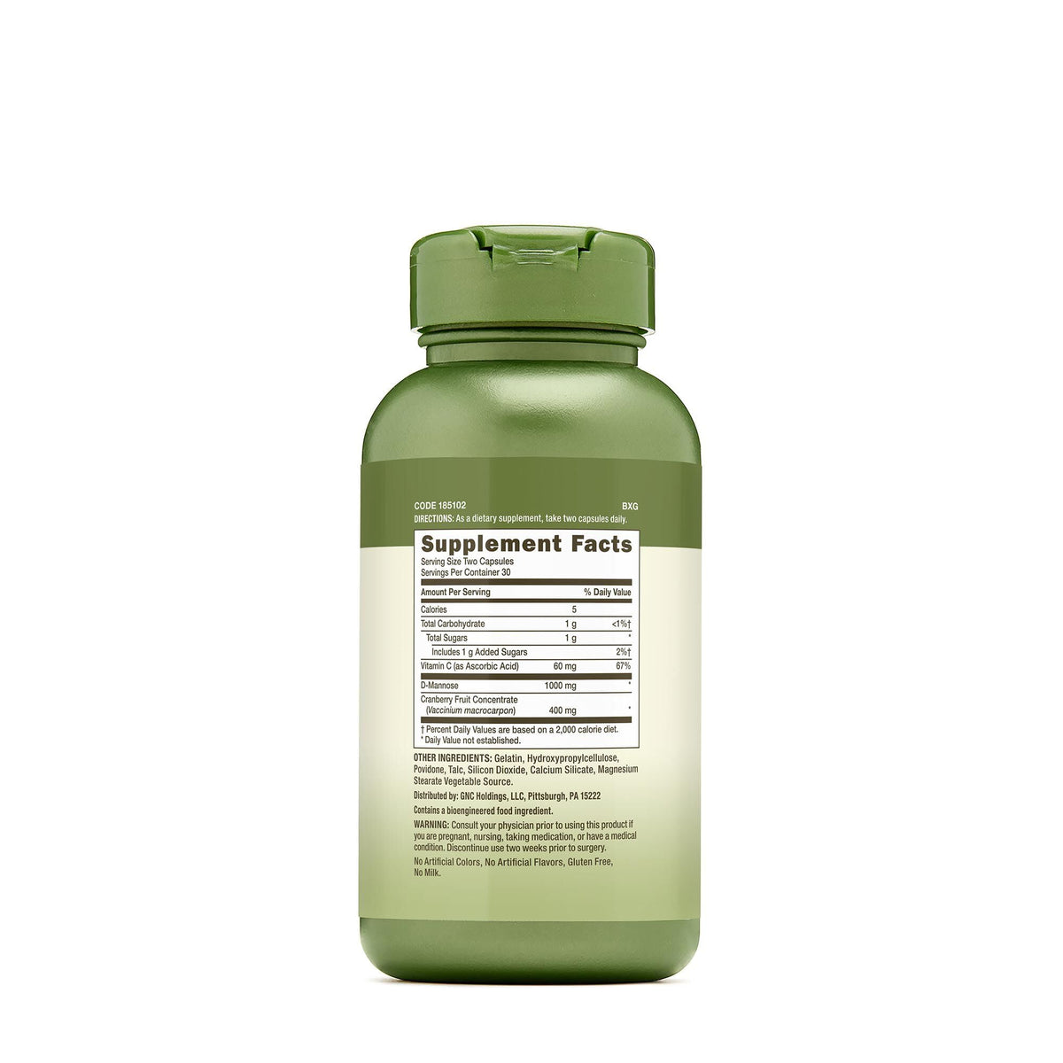 GNC Herbal Plus Cranberry D-Mannose is available in India. Order online for quick delivery and health benefits.