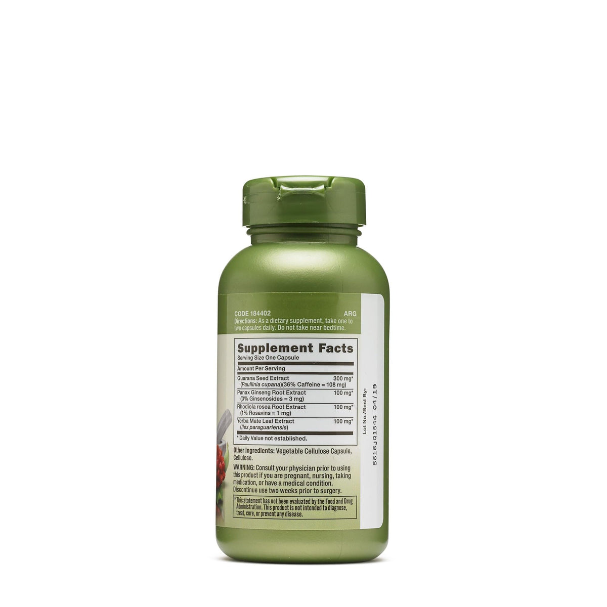 GNC Herbal Plus Energy Formula available in India. Order online for an energy boost today!
