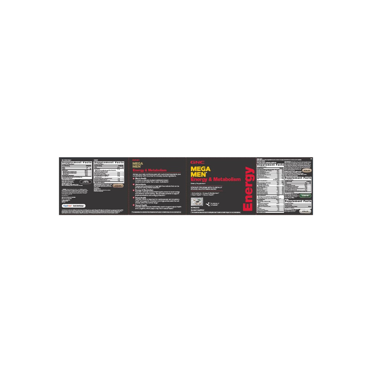 GNC Mega Men Energy and Metabolism supplement available in India. Order online for enhanced energy support.
