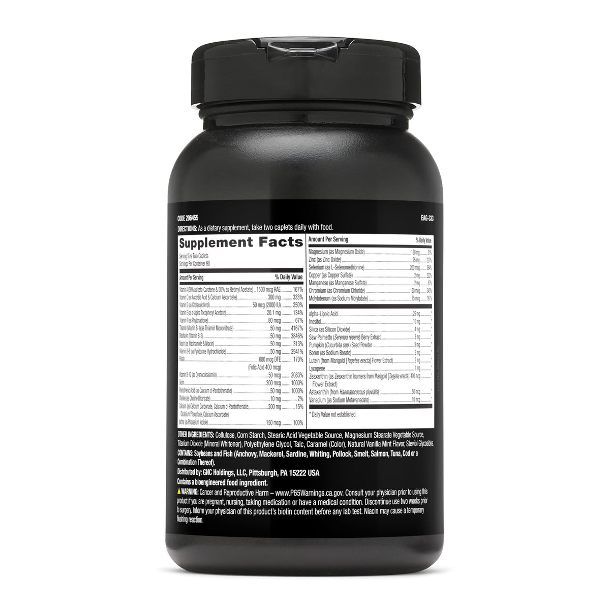 GNC Mega Men Multivitamin Caplets, rich in essential nutrients. Available in India, order online for health support.