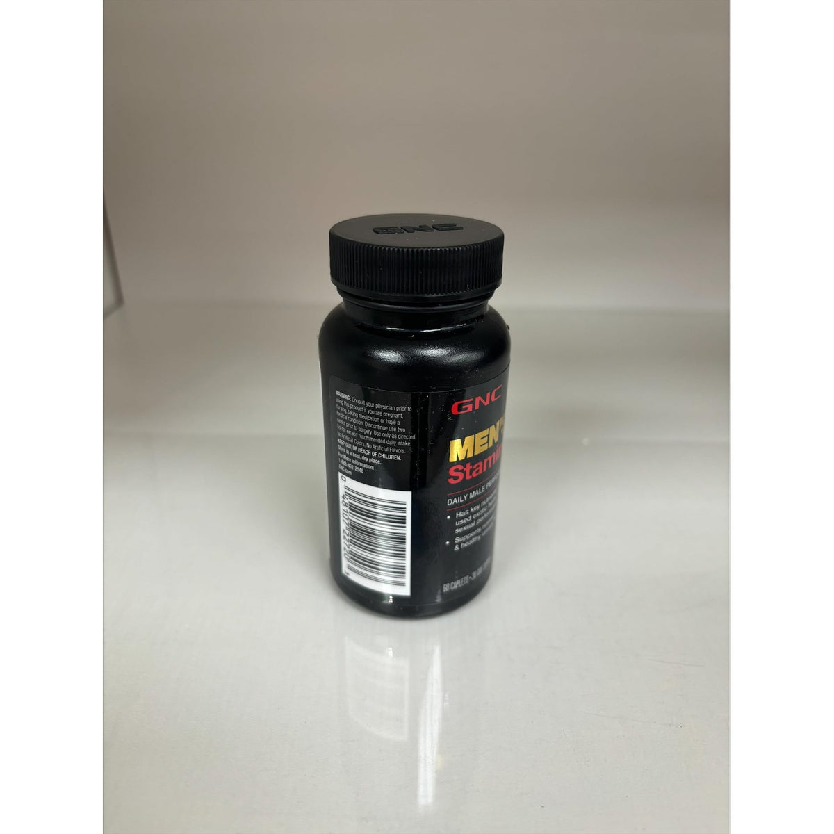 GNC Men's Staminol supplement bottle, verified by CuratCart for quality and trust. Enhance your vitality today.