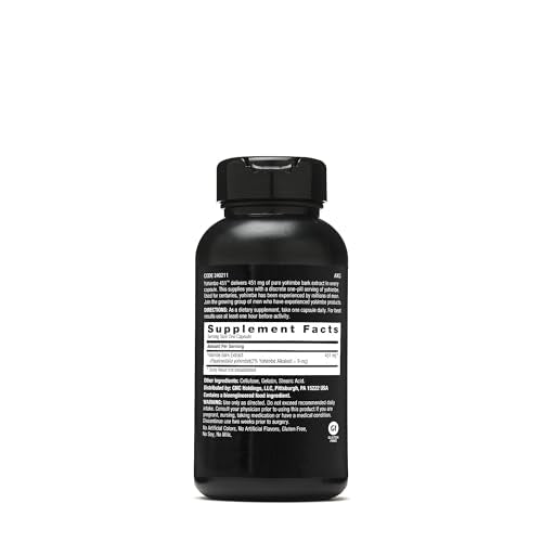 GNC Men's Yohimbe Extract, a trusted supplement, verified by CuratCart for quality and efficacy. Boost your wellness today.