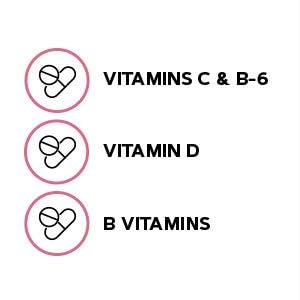 GNC Milestones Teen Multivitamin highlights essential vitamins C, B-6, D, and B for optimal health in teens.