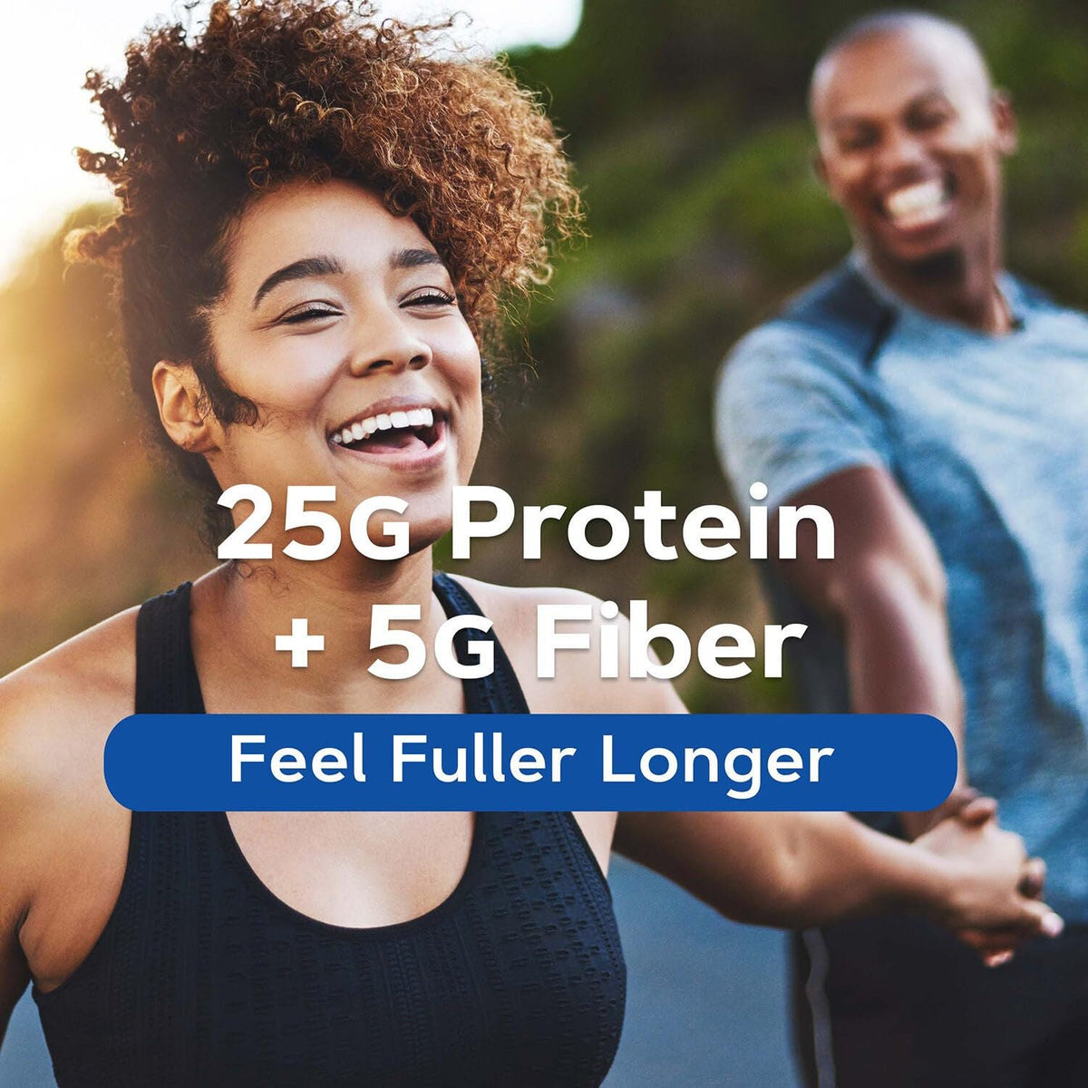 Premium imported GNC Total Lean Shake offers 25g protein and 5g fiber to help you feel fuller longer.