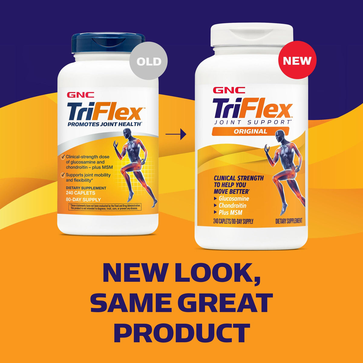 Explore GNC TriFlex Joint Support with a fresh look, verified by CuratCart for trusted quality and effectiveness.