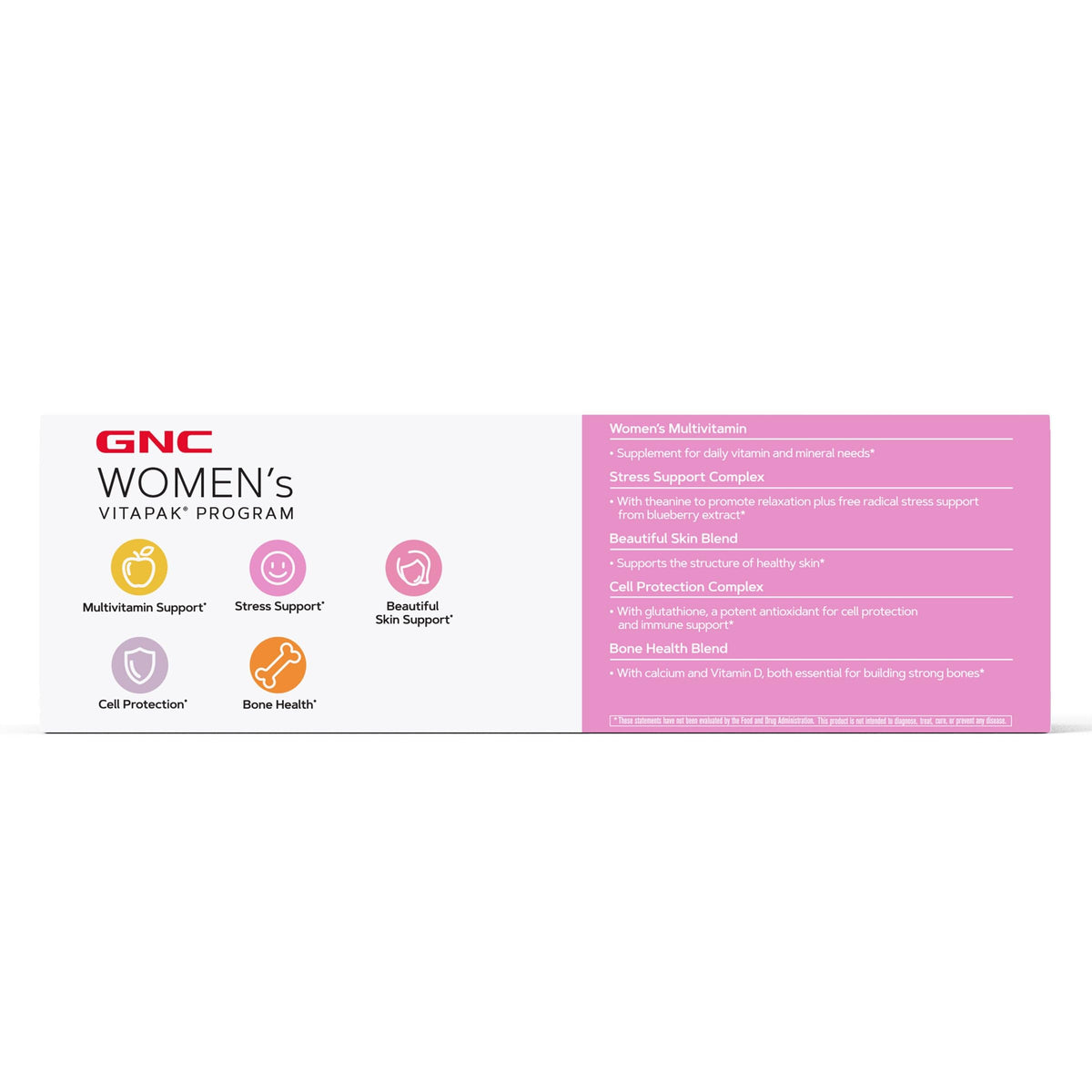 Available in India, order GNC Women's Vitapak Program for daily health support and beauty benefits today.