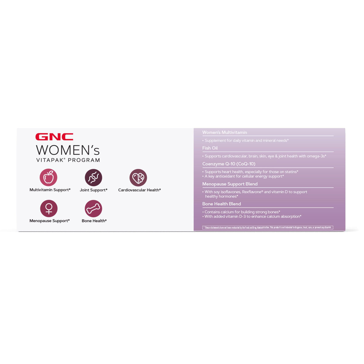 GNC Women's 50+ Multivitamin Pack offers essential nutrients for health. Order online in India for vibrant wellness.