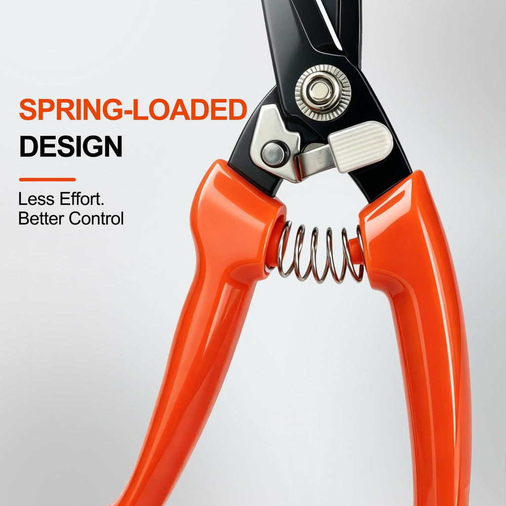 Spring-loaded Goat Sheep Hoof Trimmers with high-quality finish for less effort and better control, available at Curat Cart.