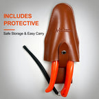 Premium Goat Sheep Hoof Trimmers with protective sheath for safe storage, exclusively at Curat Cart. Perfect for easy carry.