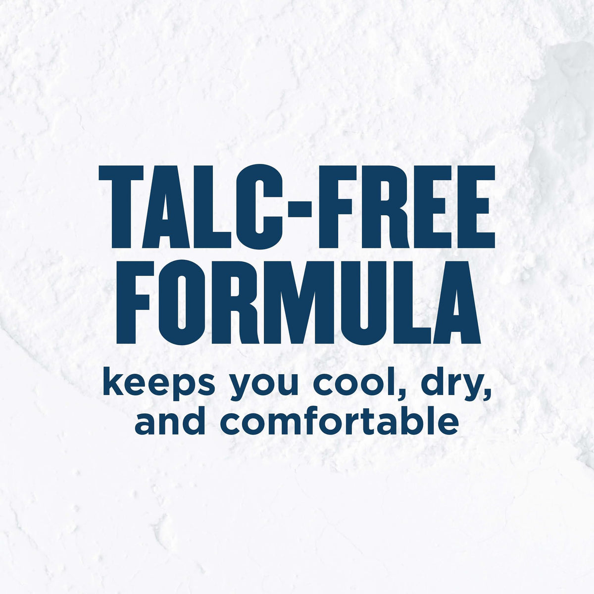 Gold Bond No Mess Talc-Free Body Powder, featuring a talc-free formula designed to keep you cool, dry, and comfortable.