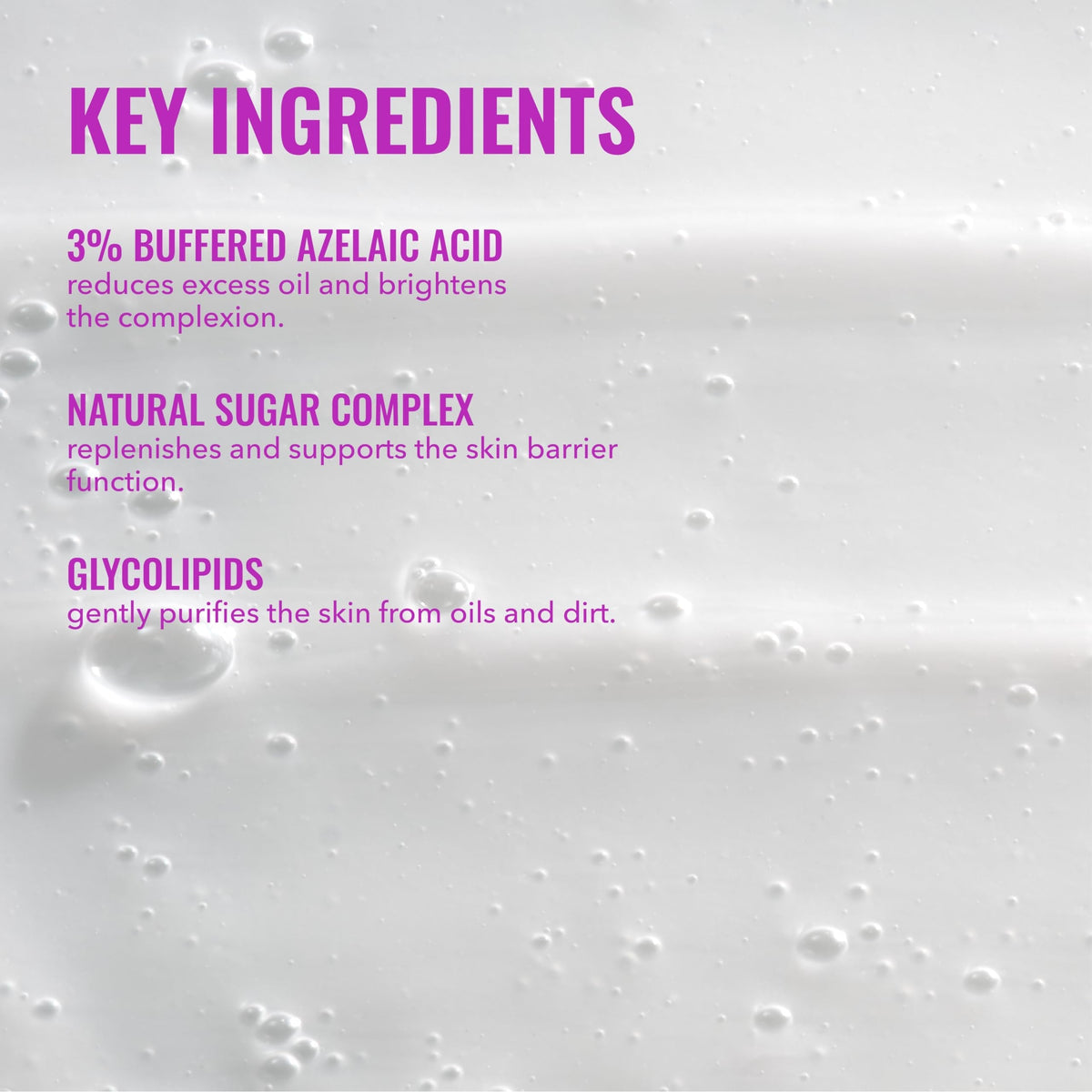 Premium imported Good Molecules Soothing Azelaic Acid Cleanser, enriched with 3% buffered azelaic acid for brighter skin.