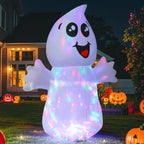 GOOSH Halloween Inflatable Ghost with colorful lights, perfect for festive decor. 100% Authentic, available in India at Curat Cart.