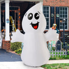 Bright and cheerful GOOSH Halloween Inflatable Ghost, perfect for festive decorations. Available at Curat Cart.