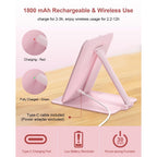 Portable Gospire makeup mirror with lights, USB-C charging, wireless, and power-saving features. Premium imported design.