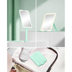 Gospire Travel Makeup Mirror with lights, perfect for on-the-go beauty. Available online for order in India.