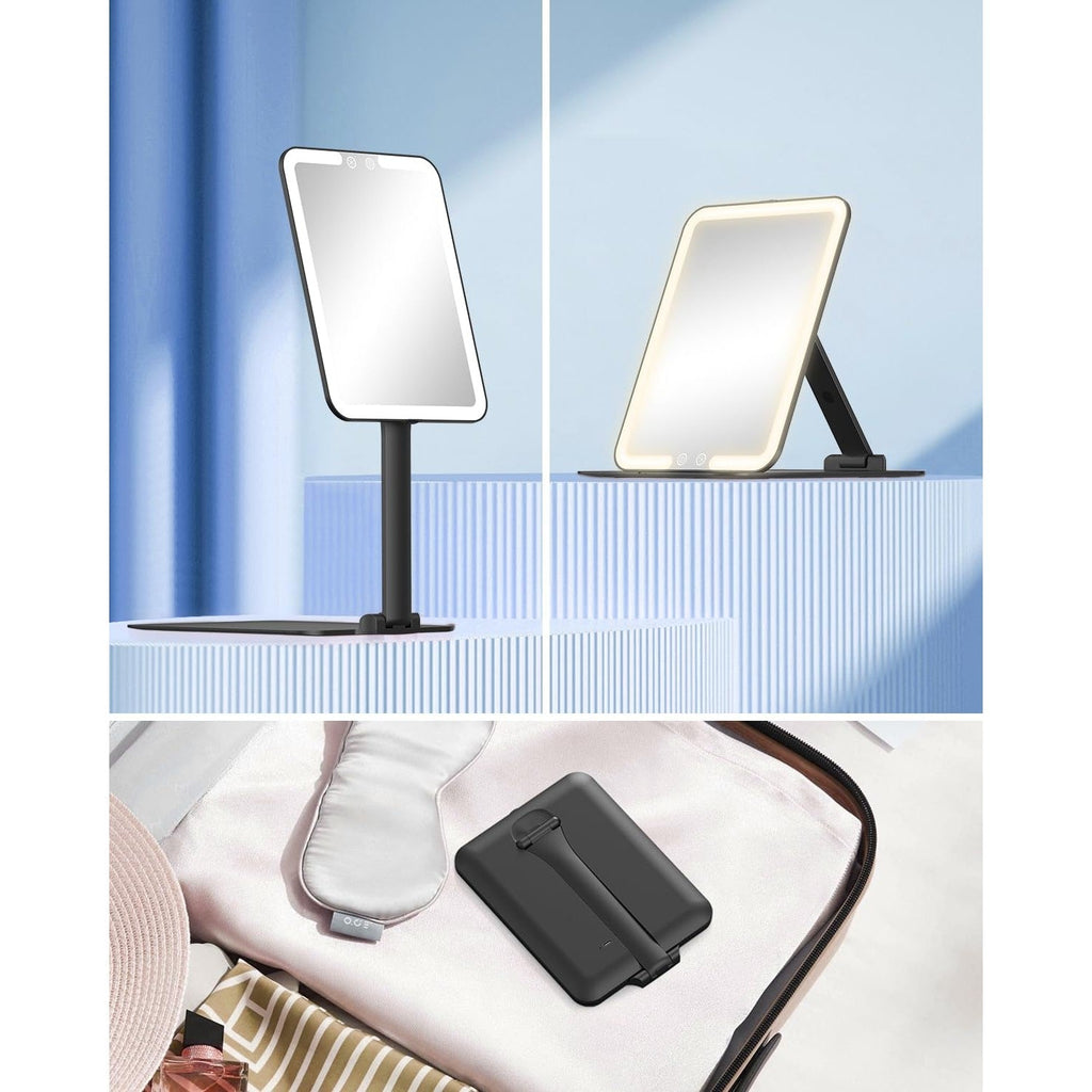 Gospire Travel Makeup Mirror features adjustable lights, perfect for on-the-go beauty. Available online now!
