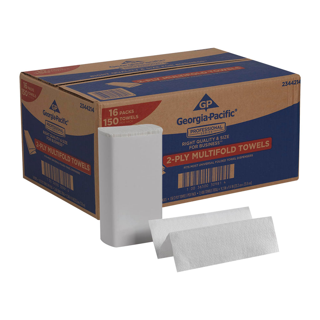 Georgia-Pacific Premium Multifold Towels offer high-quality, imported paper towels ideal for businesses. Available at Curat Cart.