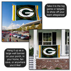 Showcase your team pride with the exclusive Green Bay Packers flag, specially curated by Curat Cart for fans in India.