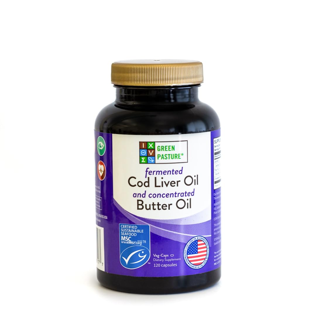 Premium imported fermented cod liver and concentrated butter oil in a capsule form. Ideal for health enthusiasts.