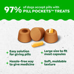 High-quality Greenies Pill Pockets Dog Treats in official packaging, perfect for hassle-free pill giving. Available at Curat Cart.
