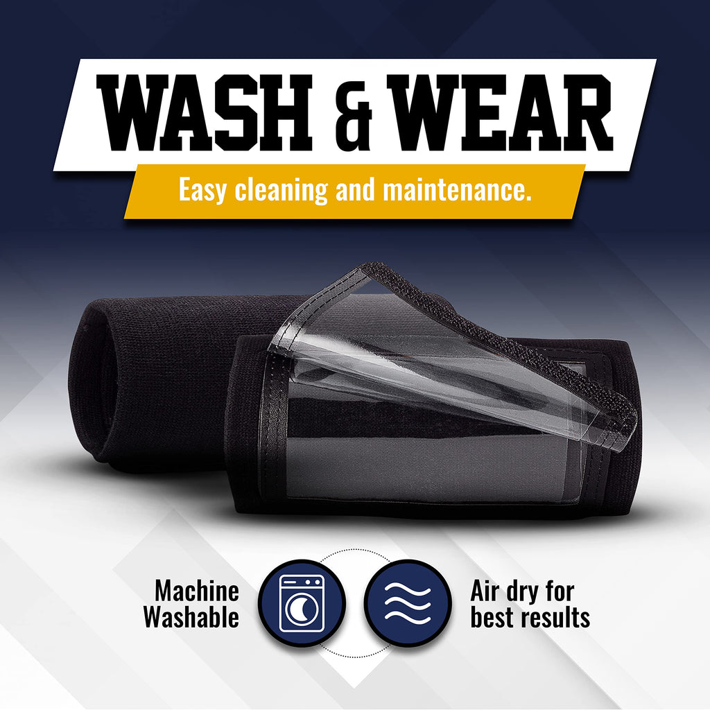 GSM Brands Quarterback Play Wristband offers easy maintenance and cleaning. Perfect for daily use, available at Curat Cart.