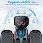 Discover the GUGTTR Under Desk Elliptical with an easy-to-read LCD screen, exclusively available at Curat Cart. Perfect for effortless workouts.