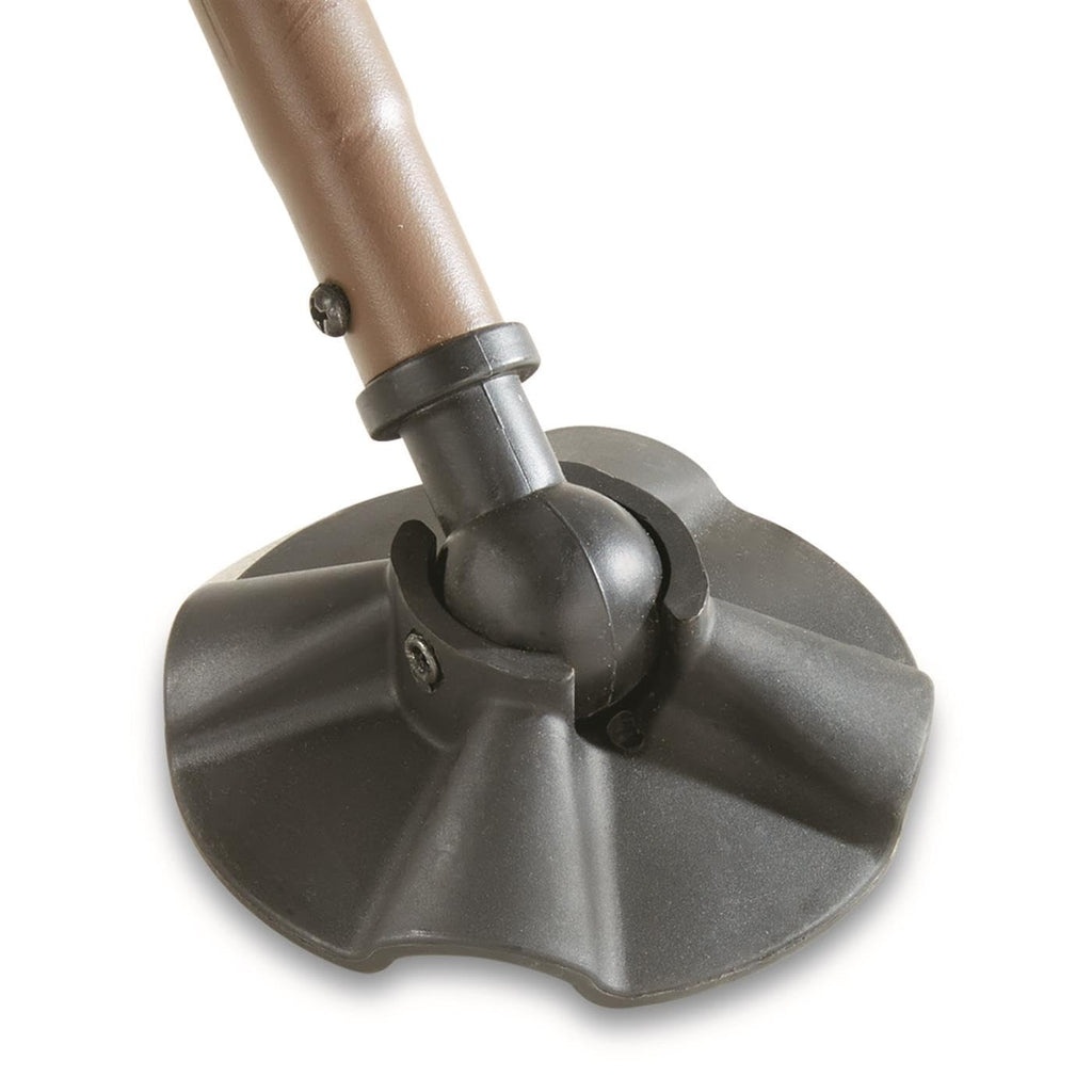 Durable swivel base of the Guide Gear Huntrite Swivel Chair, crafted for stability and comfort. Available at Curat Cart.