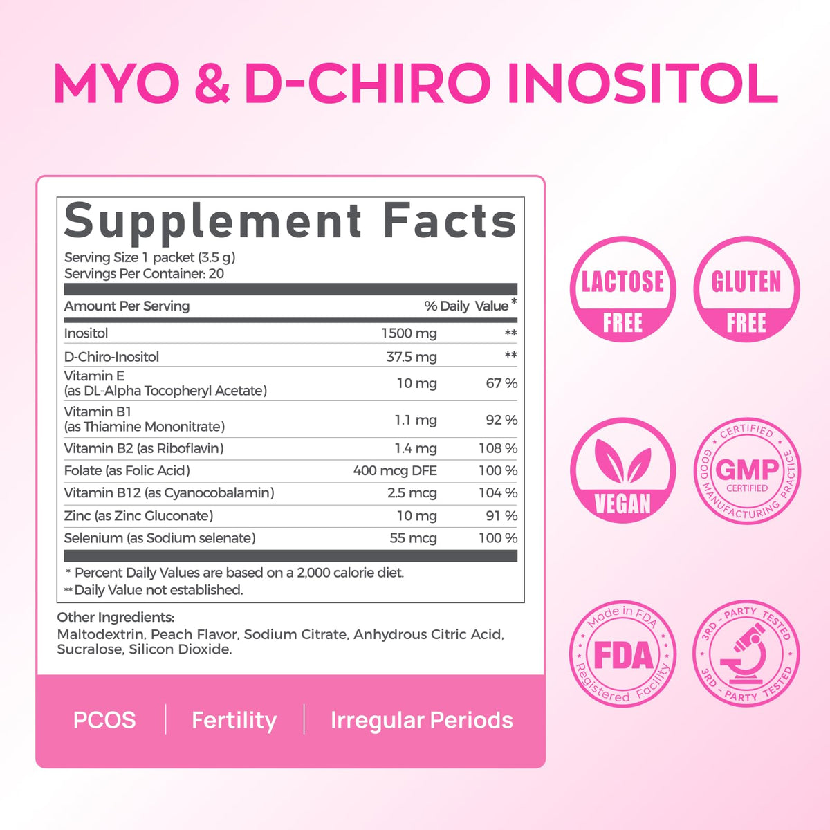 Myo-Inositol D-Chiro Inositol offers 100% Authentic support for PCOS and fertility. Available in India at Curat Cart.