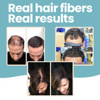 Transform your look with Hair Illusion black real hair fibers. Effective solutions for thinning hair. Original packaging.