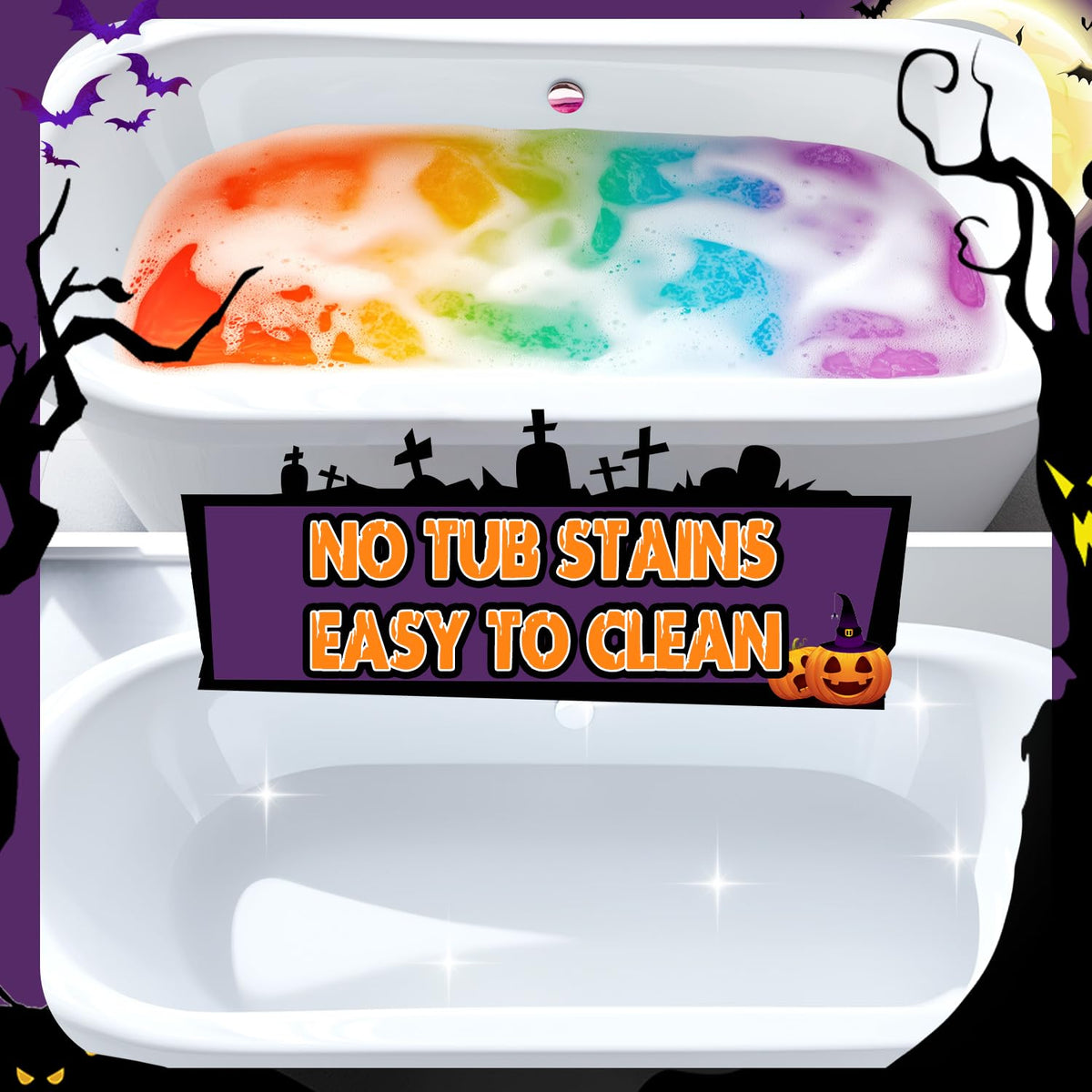 Transform your bath with Halloween Bath Bombs Potion Kits from Curat Cart. 100% Authentic, easy to clean, available in India.