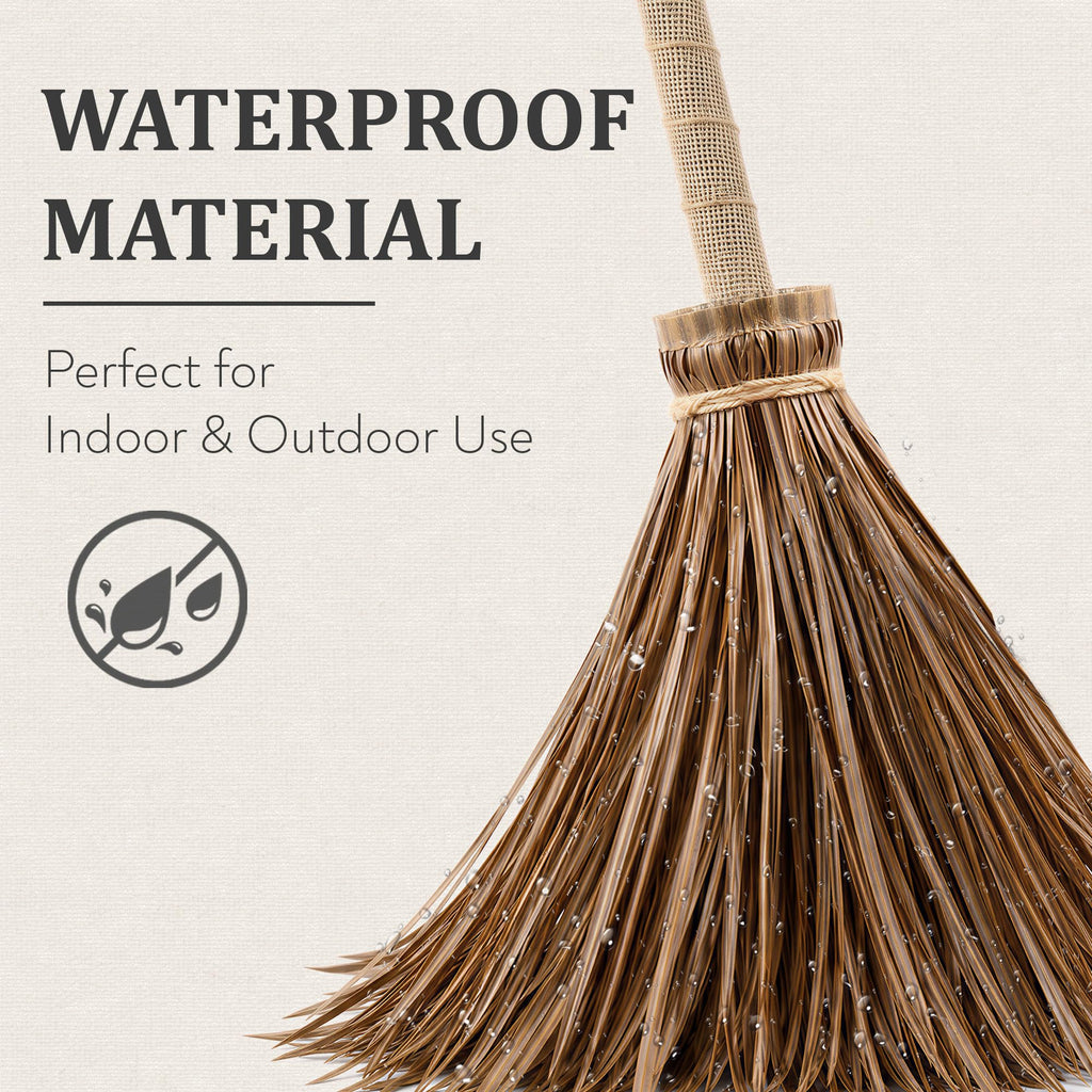 Light Up Witch Broom made from waterproof material, perfect for indoor and outdoor use. 100% Authentic, available at Curat Cart.