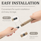 Discover the easy installation steps for the Light Up Witch Broom, specially curated by Curat Cart for seamless use.