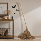 Premium imported Light Up Witch Broom with enchanting lights, perfect for festive decor. Available at Curat Cart.