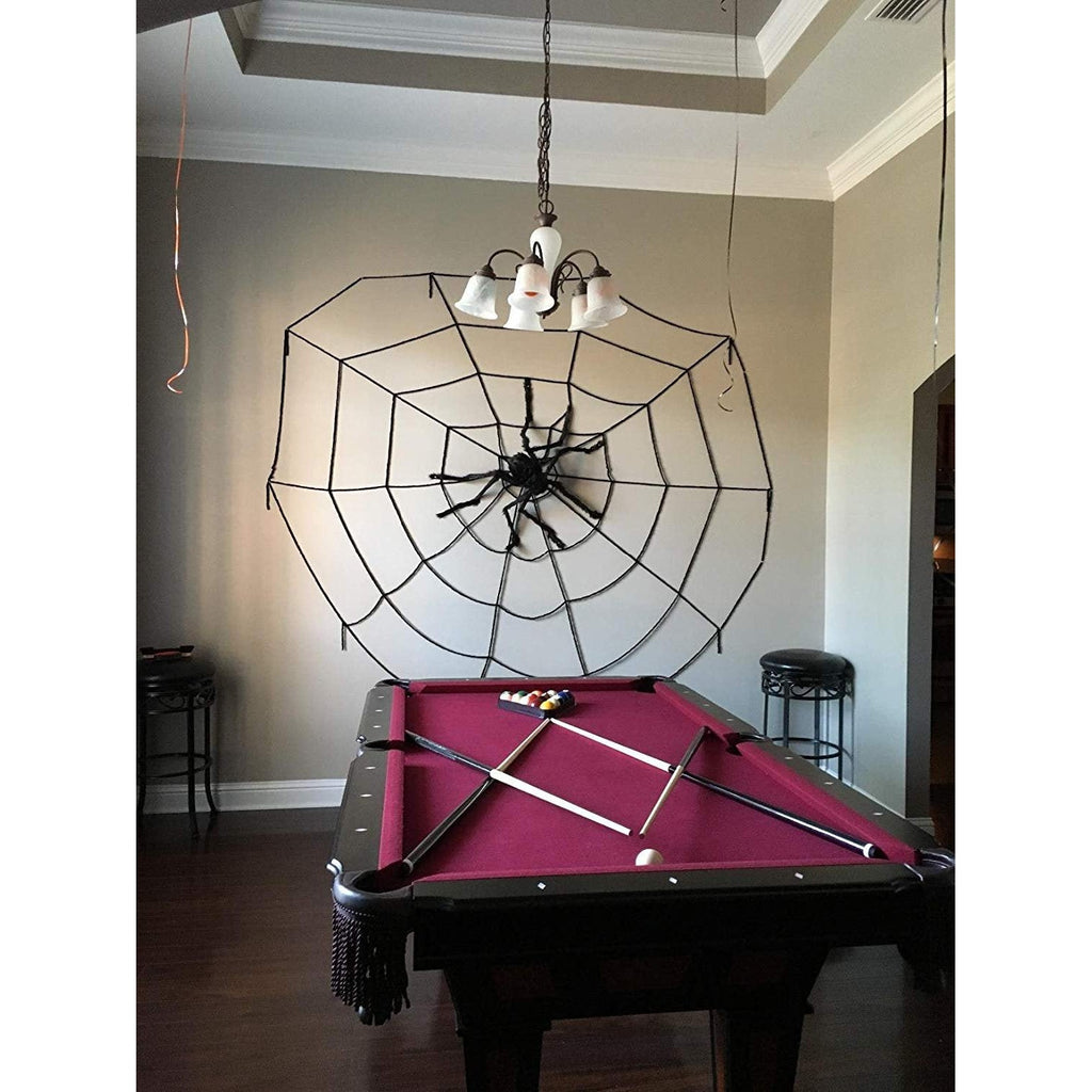 Capture the spooky charm of Halloween with this premium imported big spider decoration, perfect for festive displays. Available at Curat Cart.