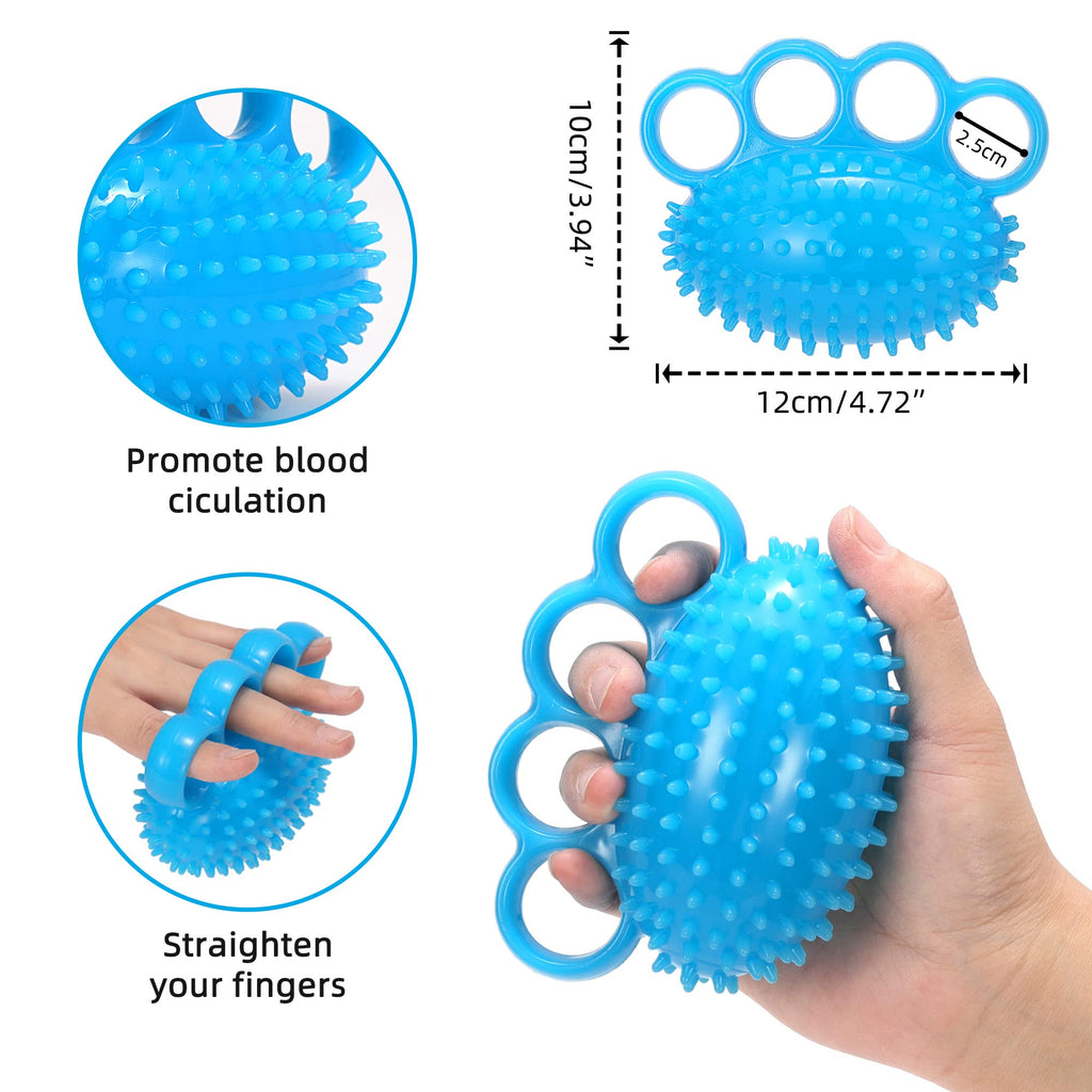 Premium imported hand exercise ball therapy tool for finger strength and blood circulation. Available at Curat Cart.