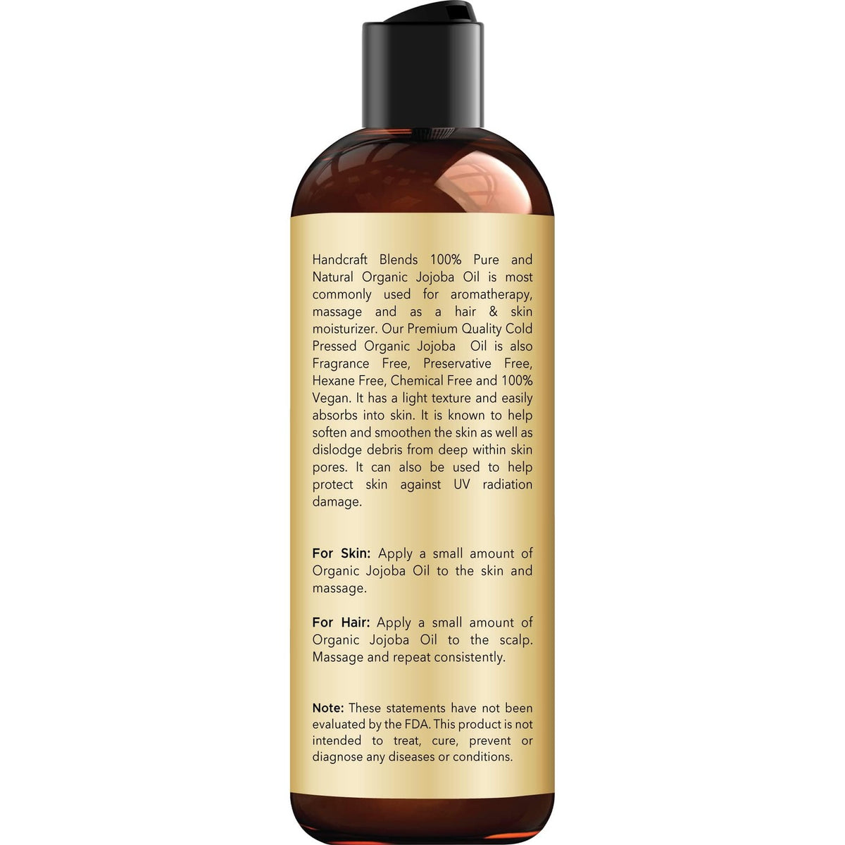 Handcraft Blends 100% organic jojoba oil for skin and hair. Available in India. Order online for healthy skin nourishment.