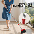 Handy Broom Indoor Outdoor Broom features a sturdy, durable handle crafted for longevity, available at Curat Cart.