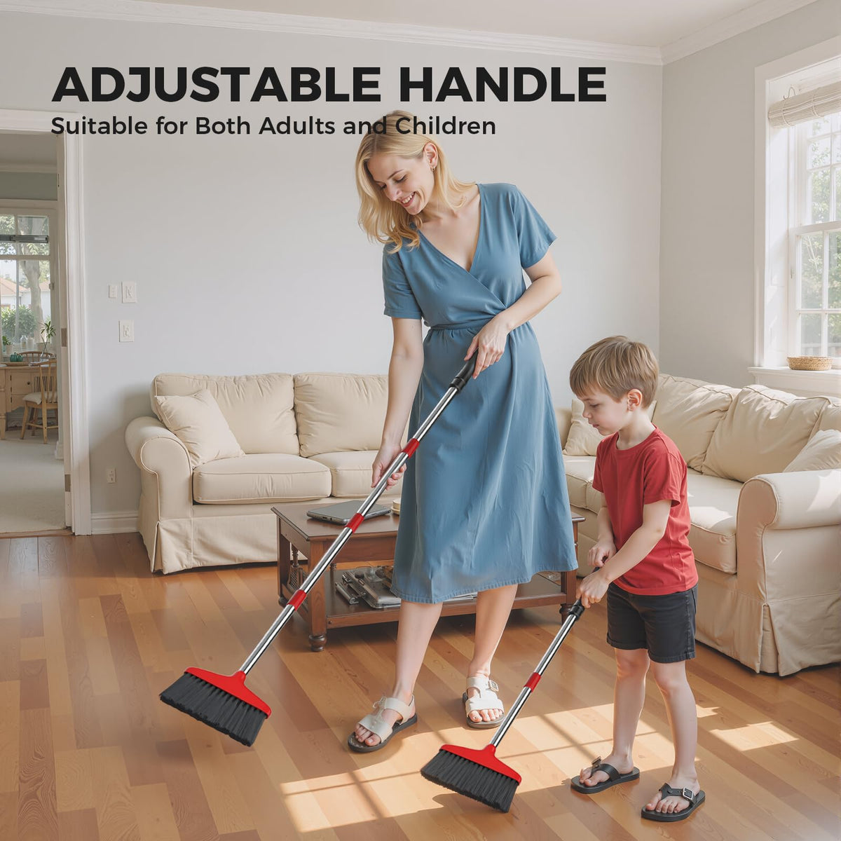 Discover the Handy Broom, a premium imported cleaning tool from Curat Cart, perfect for both indoor and outdoor use. Effortlessly adjustable for all users.