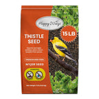 Happy Wings Thistle Seed bird food offers flavorful nutrition to attract beautiful finches. A premium import available at Curat Cart.