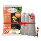 Happy Wings Thistle Seed Bird Food, a premium import, offers nutritious feed for colorful finch species. Available at Curat Cart.