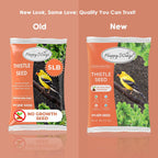 Happy Wings Thistle Seed Bird Food, 100% Authentic, available in India at Curat Cart, ensuring quality your birds will love.